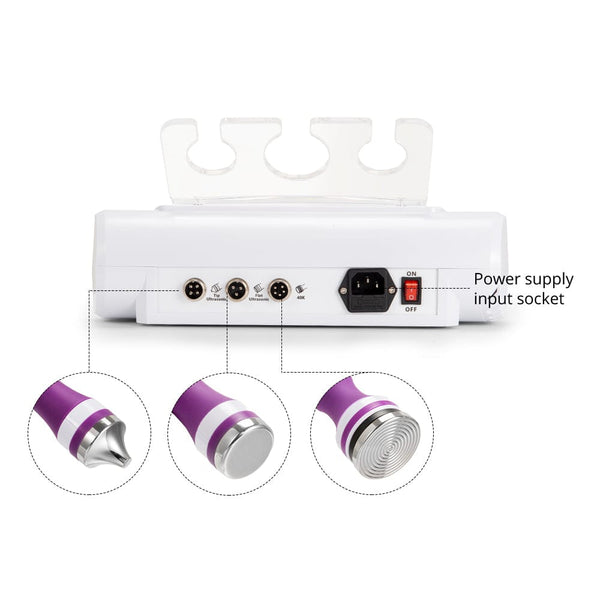 40K Unoisetion Cavitation Machine with 3 Ultrasonic Handles