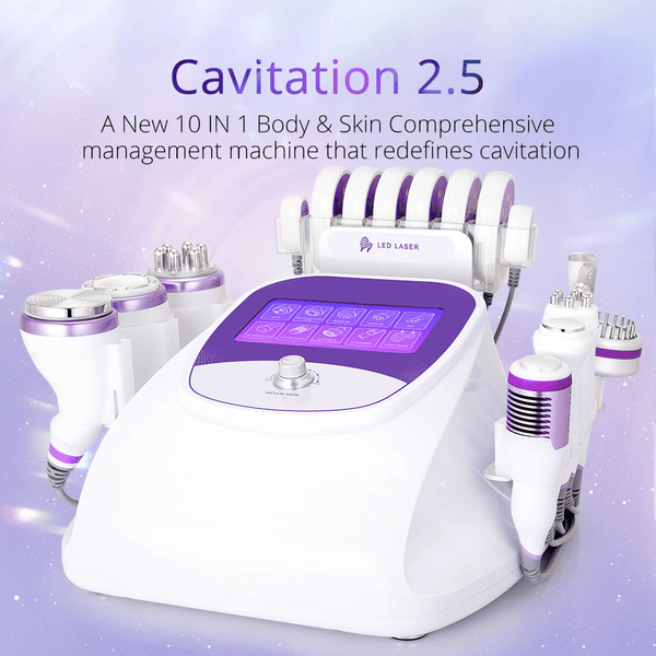 40K Cavitation Machine For Body Shaping & Skin Rejuvenation - 10-in-1