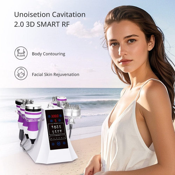 40K Unoisetion Cavitation Vacuum RF Machine - 7-in-1