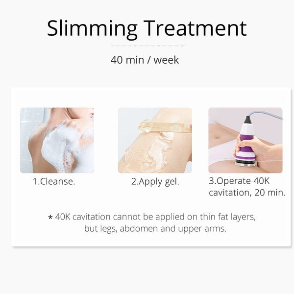 Mychway 3-In-1 40K Cavitation Machine With Different Heads For Body Shaping & Facial Care & Eye Lifting
