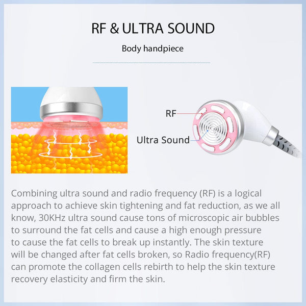 Mychway 30K Cavitation Body Sculpting Machine With EMS For Facial Anti-Aging