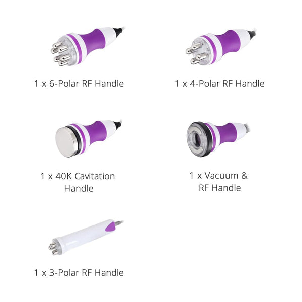 5-in-1 Ultrasonic Cavitation 40K Body Contouring Machine