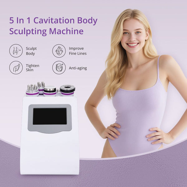 5-in-1 Ultrasonic Cavitation 40K Body Contouring Machine