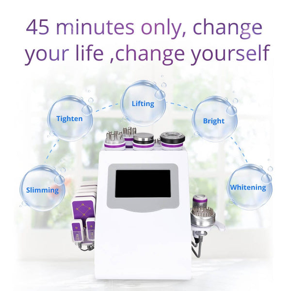 9-in-1 Ultrasonic Cavitation Machine - 40K Vacuum Slimming