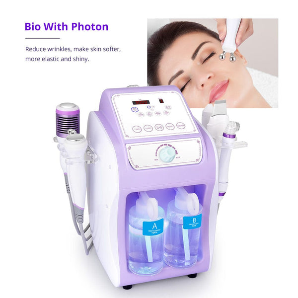 Hydro Dermabrasion Facial Machine - 6-in-1 for Home Use