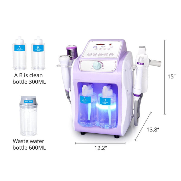 Hydro Dermabrasion Facial Machine - 6-in-1 for Home Use