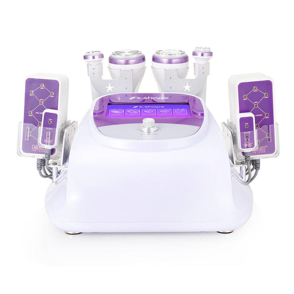 S-Shape 6-in-1 30K Ultrasonic Cavitation RF Laser Machine