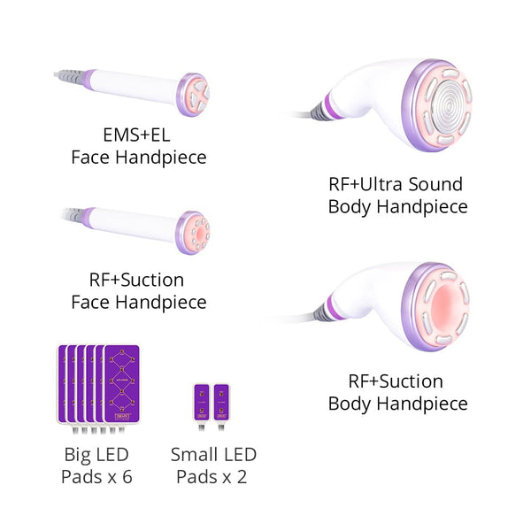 S-Shape 6-in-1 30K Ultrasonic Cavitation RF Laser Machine