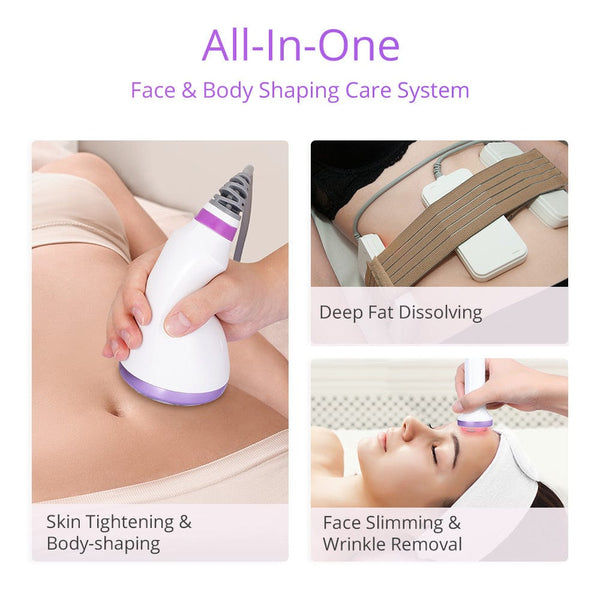 S-Shape 6-in-1 30K Ultrasonic Cavitation RF Laser Machine