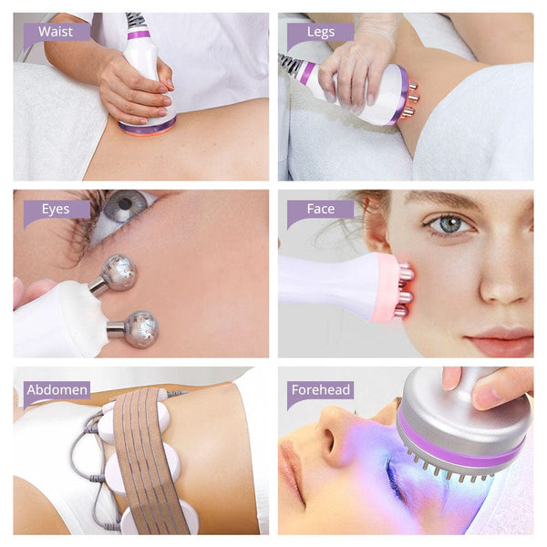 40K Cavitation Machine For Body Shaping & Skin Rejuvenation - 10-in-1