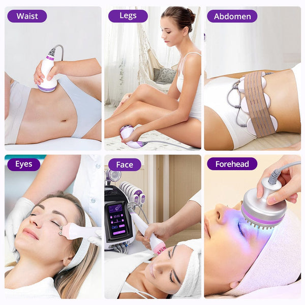 9 in 1 Ultrasonic 40k Cavitation RF Vacuum Bio Slimming Machine