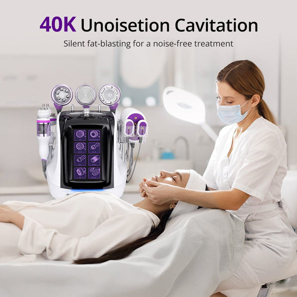 9 in 1 Ultrasonic 40k Cavitation RF Vacuum Bio Slimming Machine