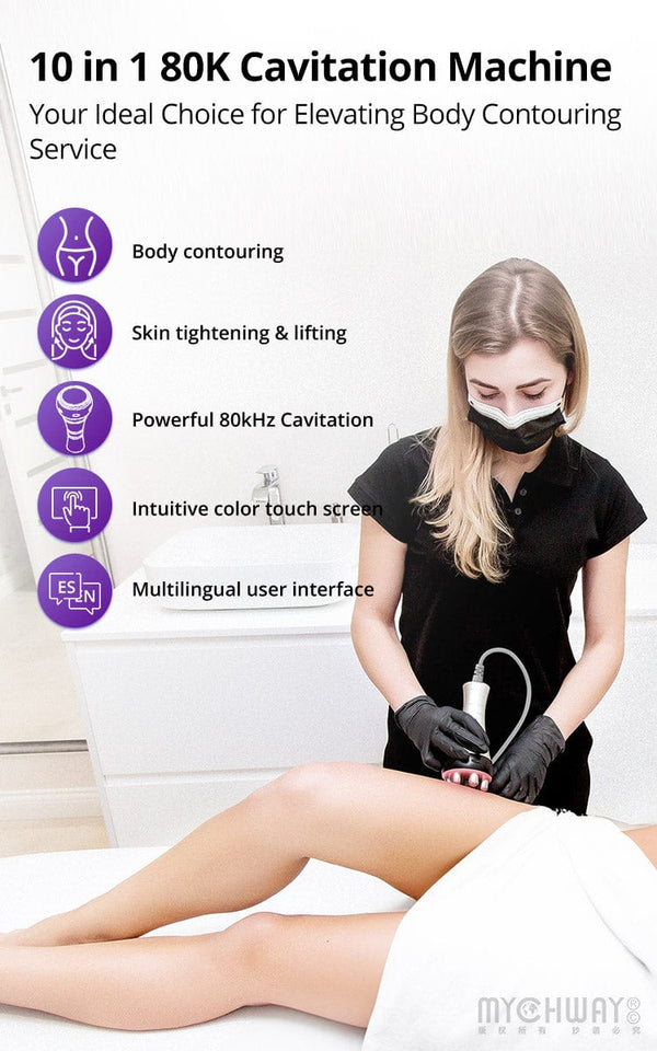 80K Ultrasonic Lipo Cavitation RF Machine for Body Contouring