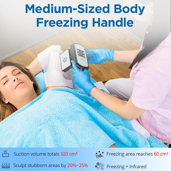 Mychway Professional Freezing Machine With 4 Handles For Body & Chin Sculpting