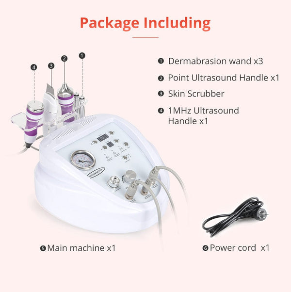 New Design Facial Ultrasound Scrubber Diamond Dermabrasion Skin Care
