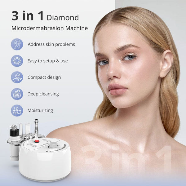 3 in 1 Diamond Microdermabrasion Machine for Facial Care