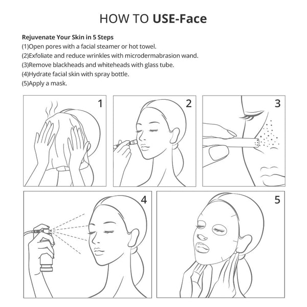 3 in 1 Diamond Microdermabrasion Machine for Facial Care