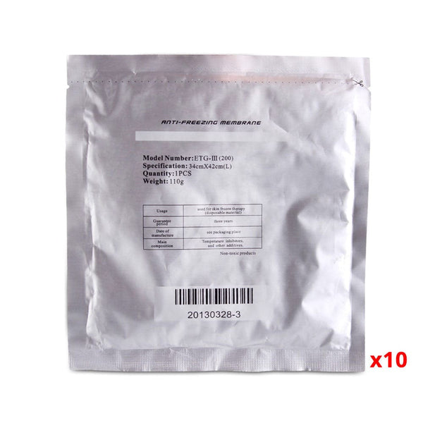 Antifreeze Membrane for Cold Freezing Treatment - 34cm*42cm 10 Pcs
