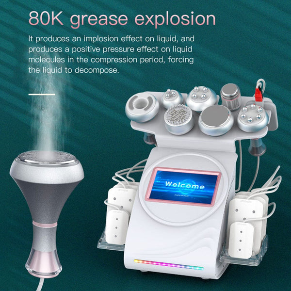 Working Principles of BS-56V5S 9-In-1 80K Ultrasonic Cavitation Machine