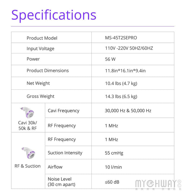 S Shape 30K & 50K Cavitation Machine for Body Sculpting