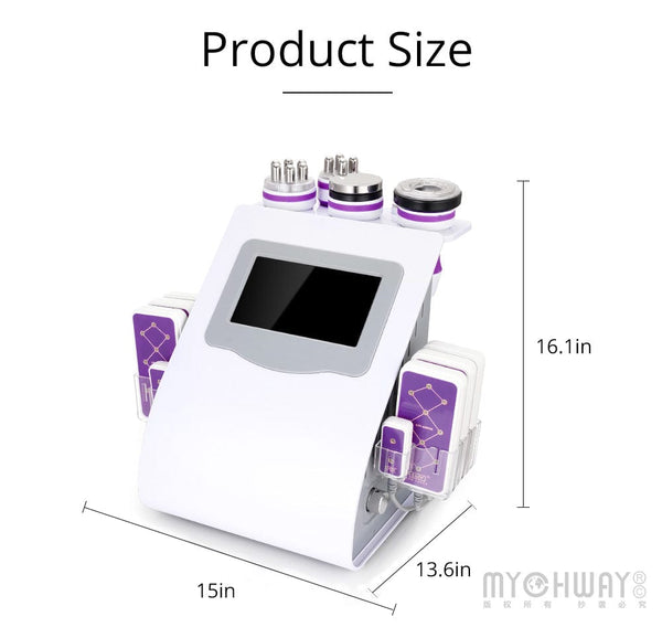 Unoisetion Cavitation Machine - 6-in-1 40K for Fat Removal