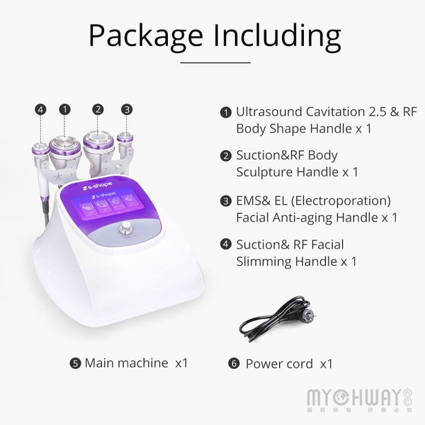 30K Cavitation S Shape Machine For Body Contouring - 4-In-1