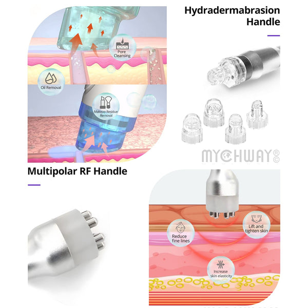 Mychway 2 In 1 Hydra Dermabrasion Machine For Skin Rejuvenation Skin Tightening