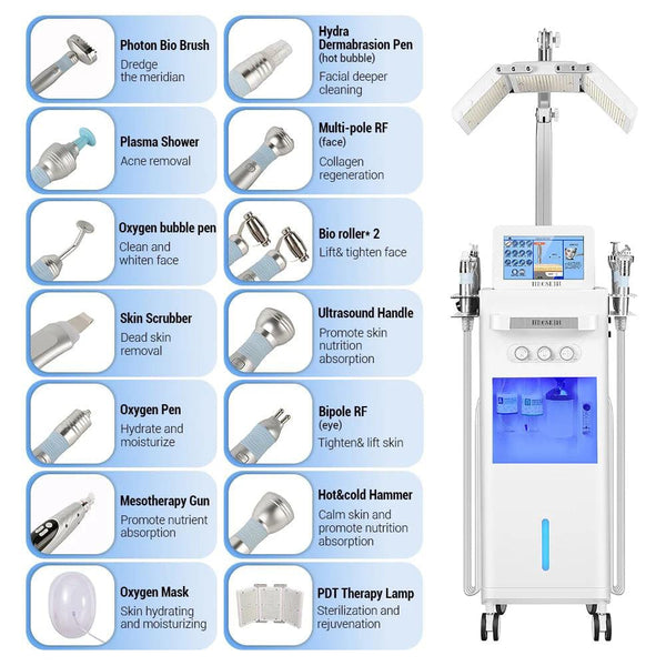Mychway 14-In-1 Hydra Dermabrasion Machine For Facial Skin Care