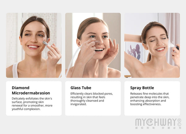 3 in 1 Diamond Microdermabrasion Machine for Facial Care