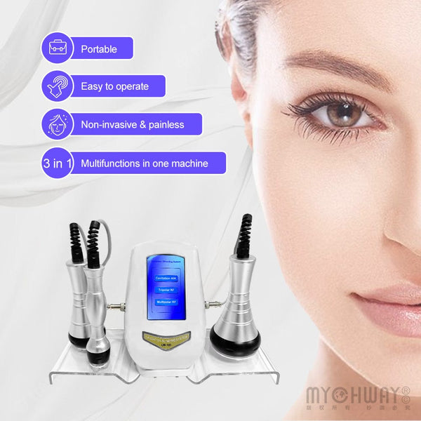 3 In 1 Ultrasonic Cavitation Machine for Home Use -40K