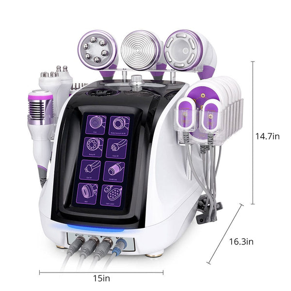 9 in 1 Ultrasonic 40k Cavitation RF Vacuum Bio Slimming Machine