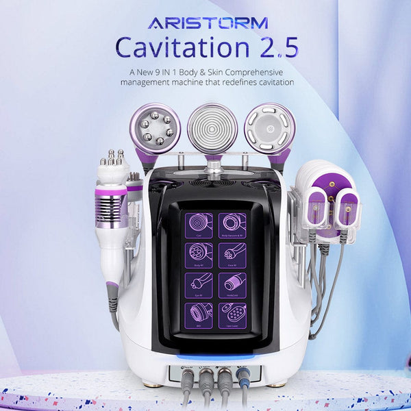 9 in 1 Ultrasonic 40k Cavitation RF Vacuum Bio Slimming Machine