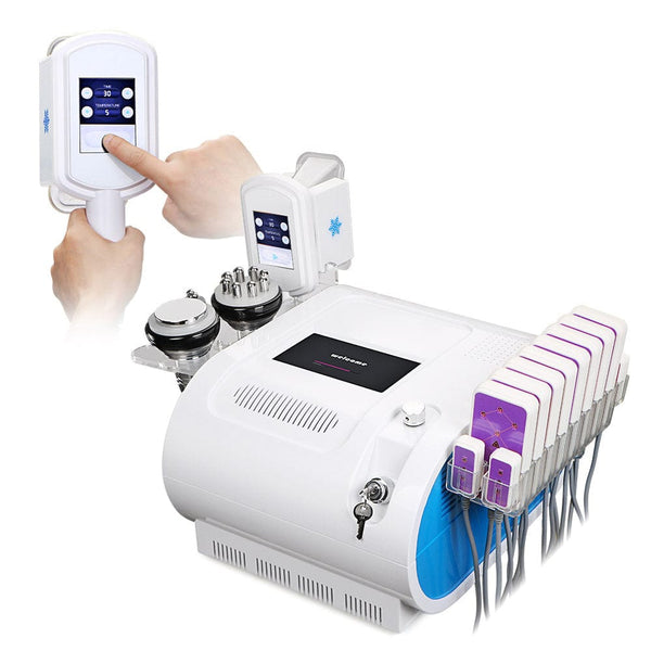 Touch Screen of MS-7006CX 5-In-1 40K Cavitation Machine’s Cooling Vacuum Handle
