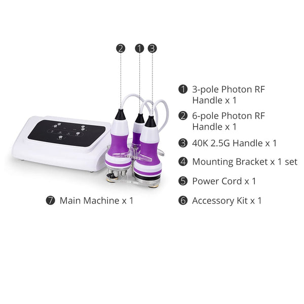 3-in-1 40K Ultrasonic Cavitation Machine for At-Home Slimming