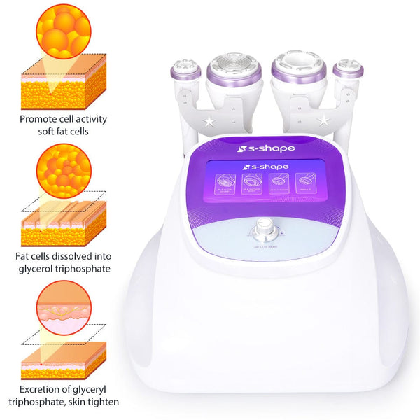 30K Cavitation S Shape Machine For Body Contouring - 4-In-1