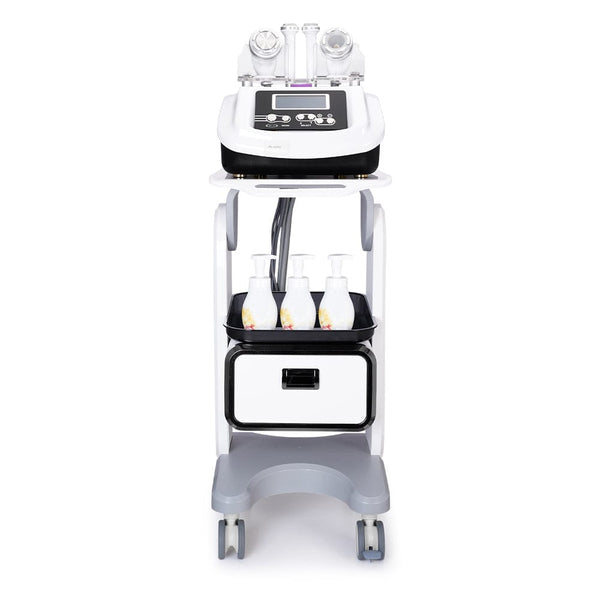 Stand-Type Plastic Trolley With Single Drawer & Tray For Spa Salon Use