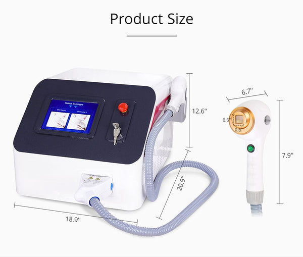 Product Size of HR-SL808 808nm Diode Laser Machine