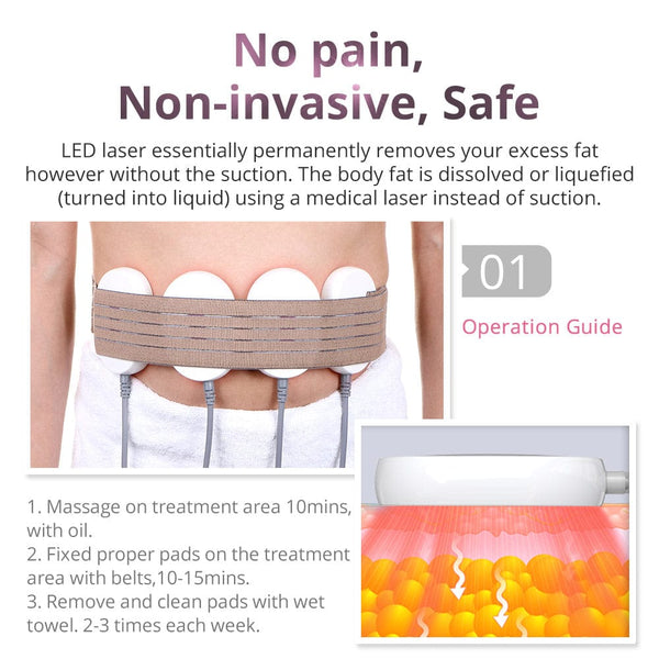 Best Laser Lipo Machine for Home Use - 16 Laser Pads