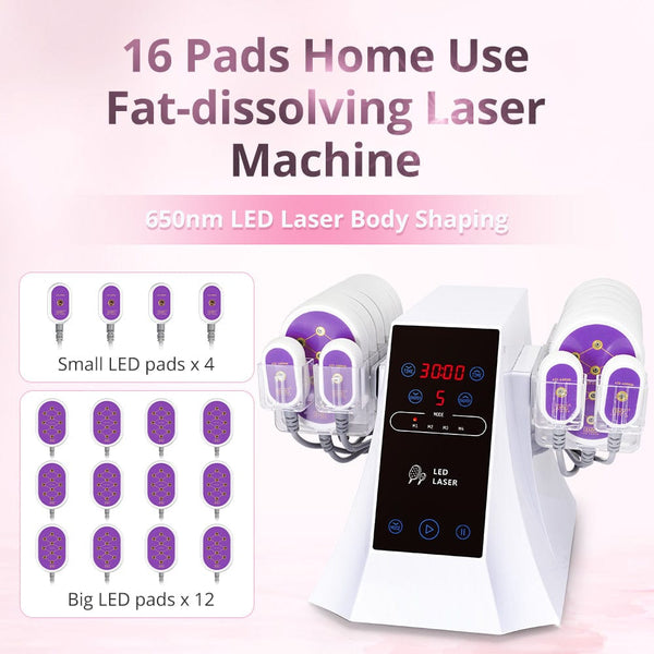 Best Laser Lipo Machine for Home Use - 16 Laser Pads