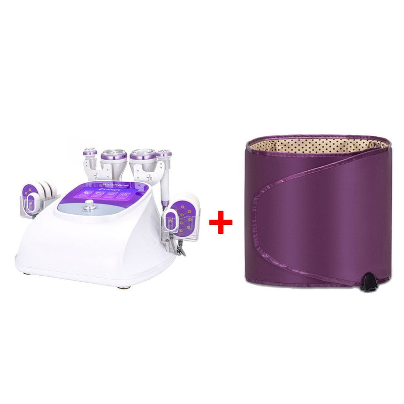 6 In 1 S Shape 30K Cavitation Machine With Indrared Heating Vibration Slimming Shaping Fat Burner