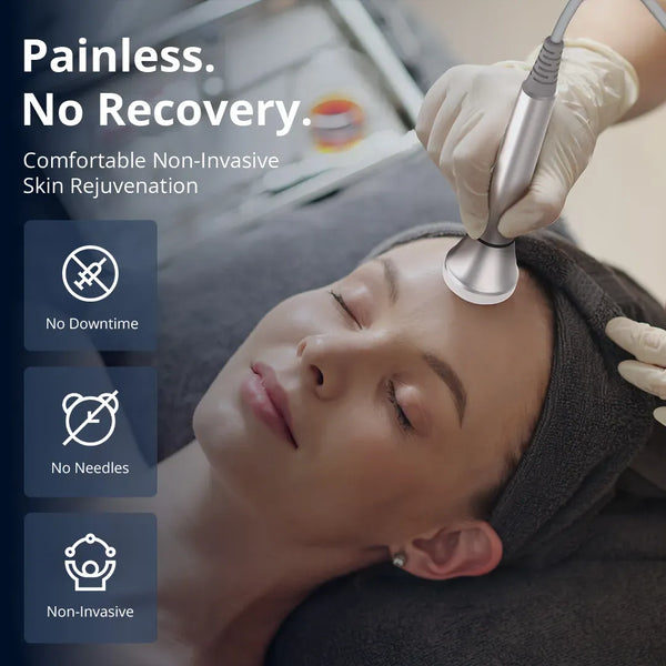 FaceEvo LDM Ultrasound Facial Machine With 3 & 10 MHz For Pro Skin Rejuvenation--non-invasive skin rejuvenation treatment