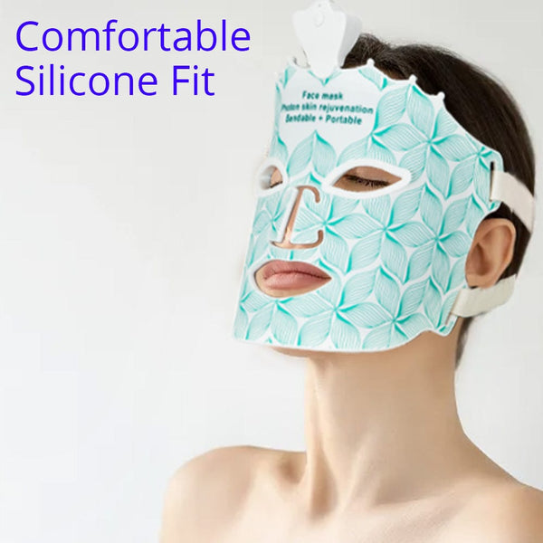 LT-110Y-W White LED Face Mask with Comfortable Silicone Fit