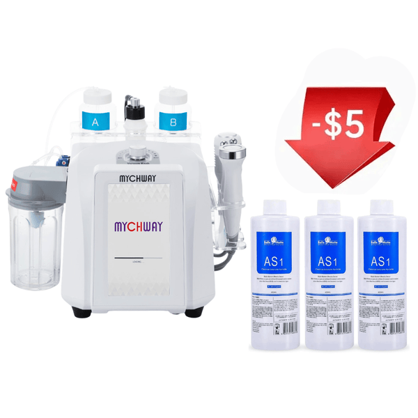 MYCHWAY 8-in-1 Hydro Dermabrasion (Aqua Peeling) Machine — At-Home Facial Cleaning & Hydration System