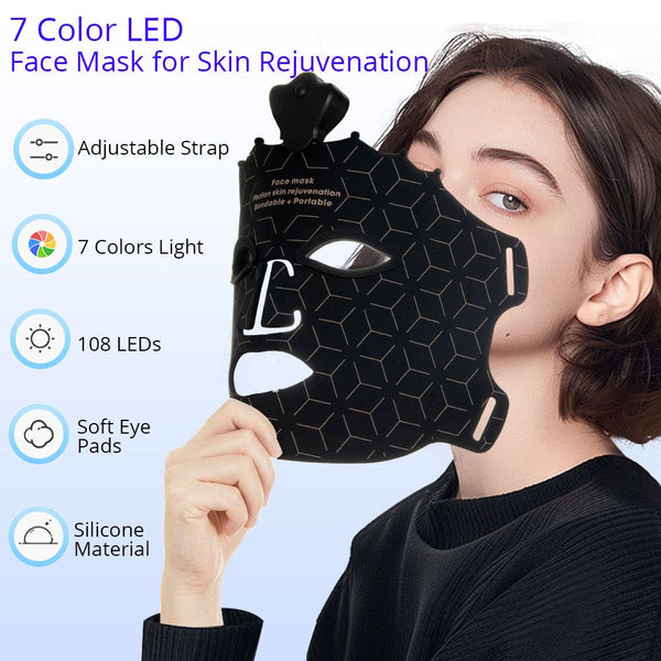 Features of LT-110Y-B Black LED Face Mask