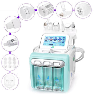 AS164SE 7-In-1 Hydra Dermabrasion Machine With Different Handles