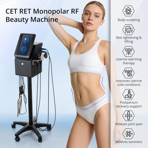 Pro CET RET Monopolar RF Beauty Machine For Body Sculpting & Face Care