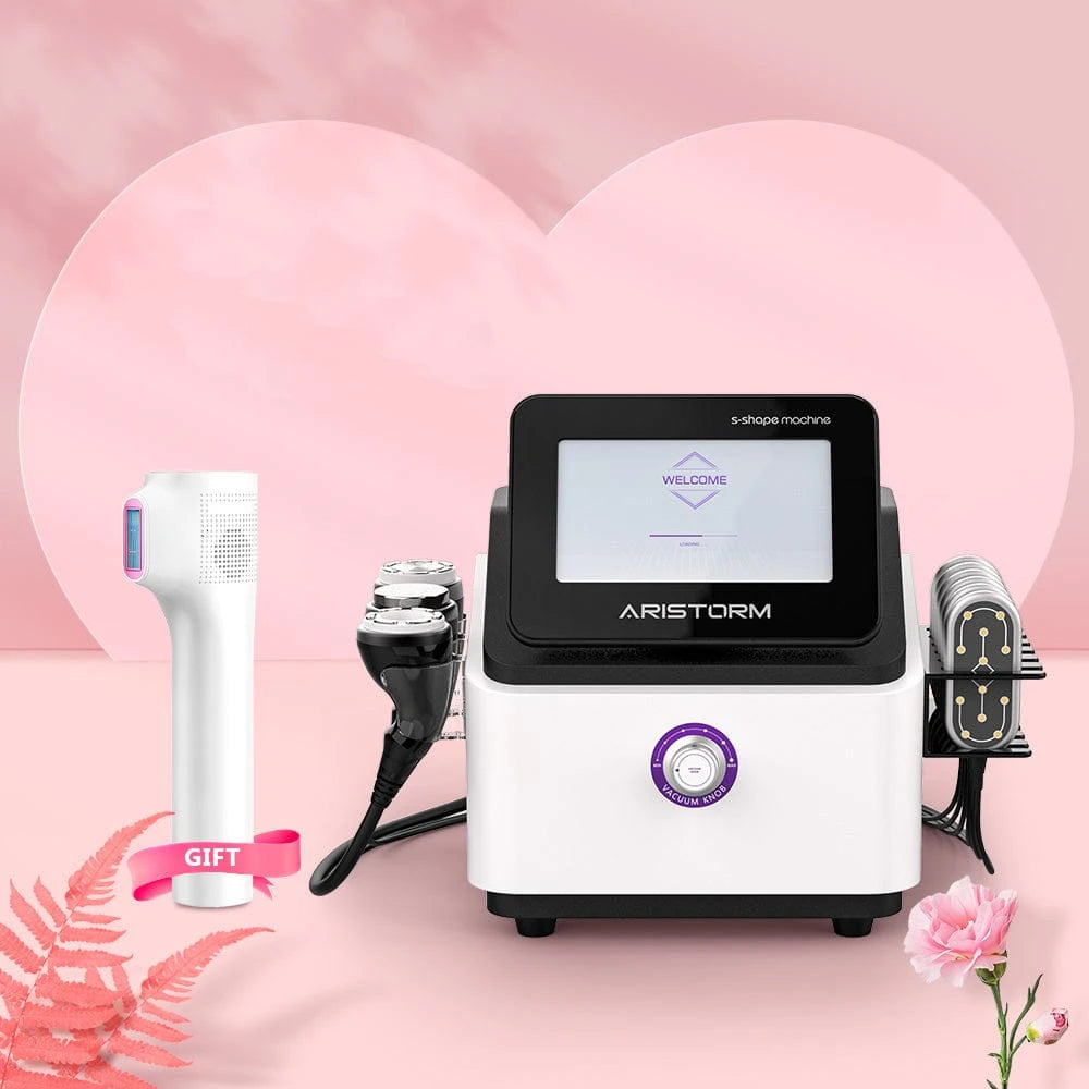 Aristorm 30K/50K/80K Cavitation S Shape Machine With 6 Laser Pads For Body Shaping