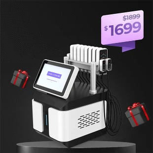 6D Lipo Laser Pads Machine With 6 Wavelengths 12 160mW Pads For Body Sculpting