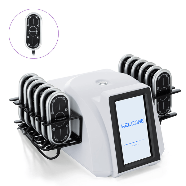 160mW 12-Pad Laser Lipo Body Contouring System For Pro Use