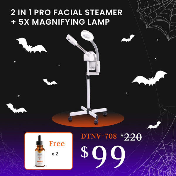 Mychway Facial Spray Machine For Skin Care With 5X Magnifying Lamp